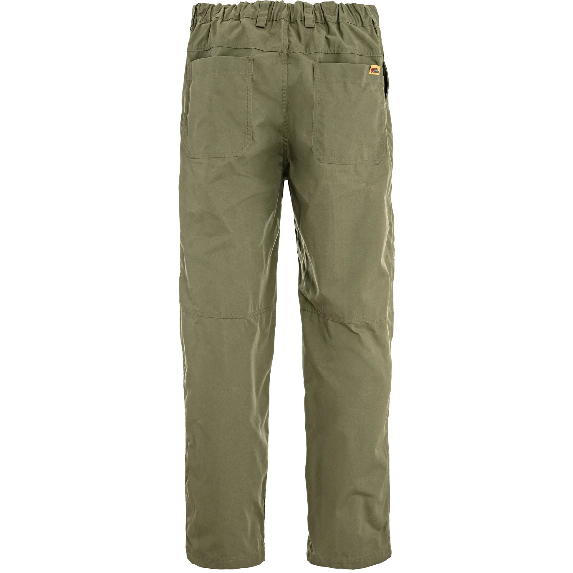 Green pants on a white background