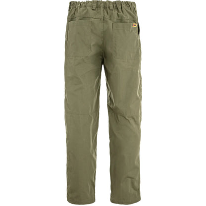Green pants on a white background