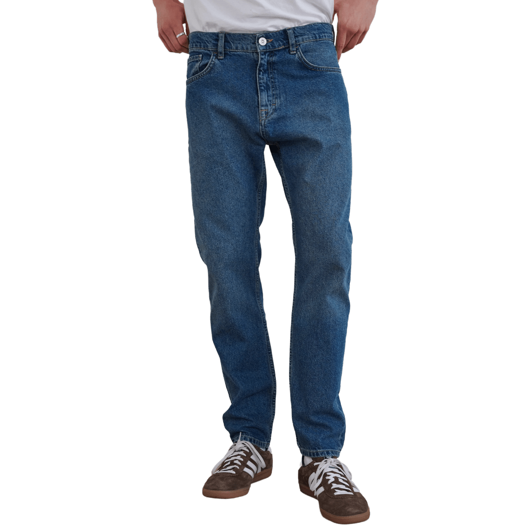 Walter - Dead Straight Jeans - Mid Wash - Regent Tailoring Salisbury