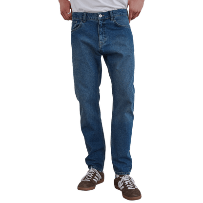 Walter - Dead Straight Jeans - Mid Wash - Regent Tailoring Salisbury