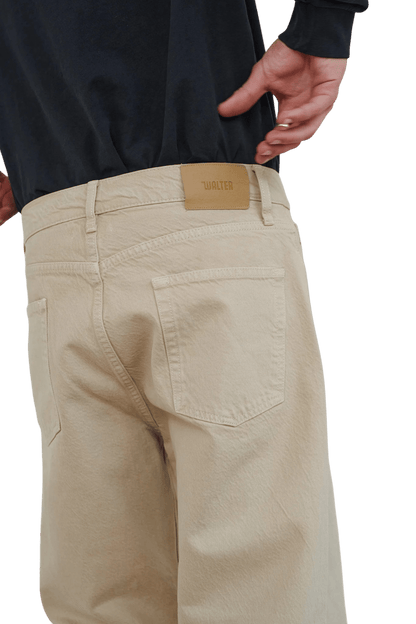 WALTER - Super Relax Denim Jeans - Stone - Regent Tailoring Salisbury