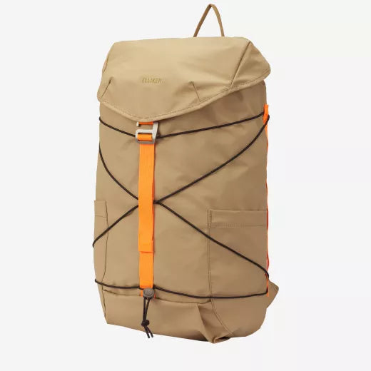 ELLIKER - Wharfe Flap Over Backpack 22L - Sand