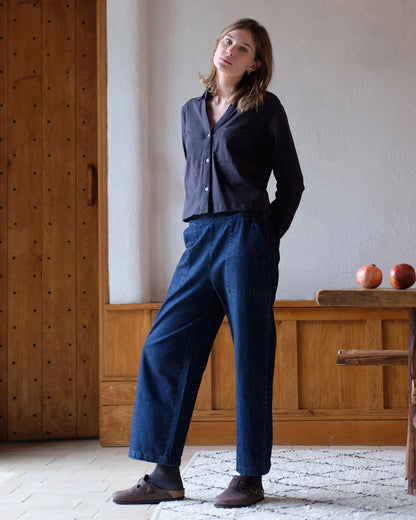 Bibico - Anna Wide Leg Trouser - Denim