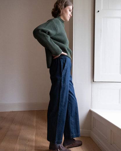 Bibico - Anna Wide Leg Trouser -Denim