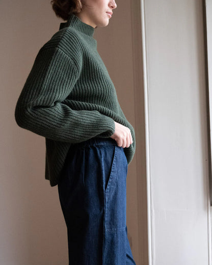 Bibico - Anna Wide Leg Trouser -Denim