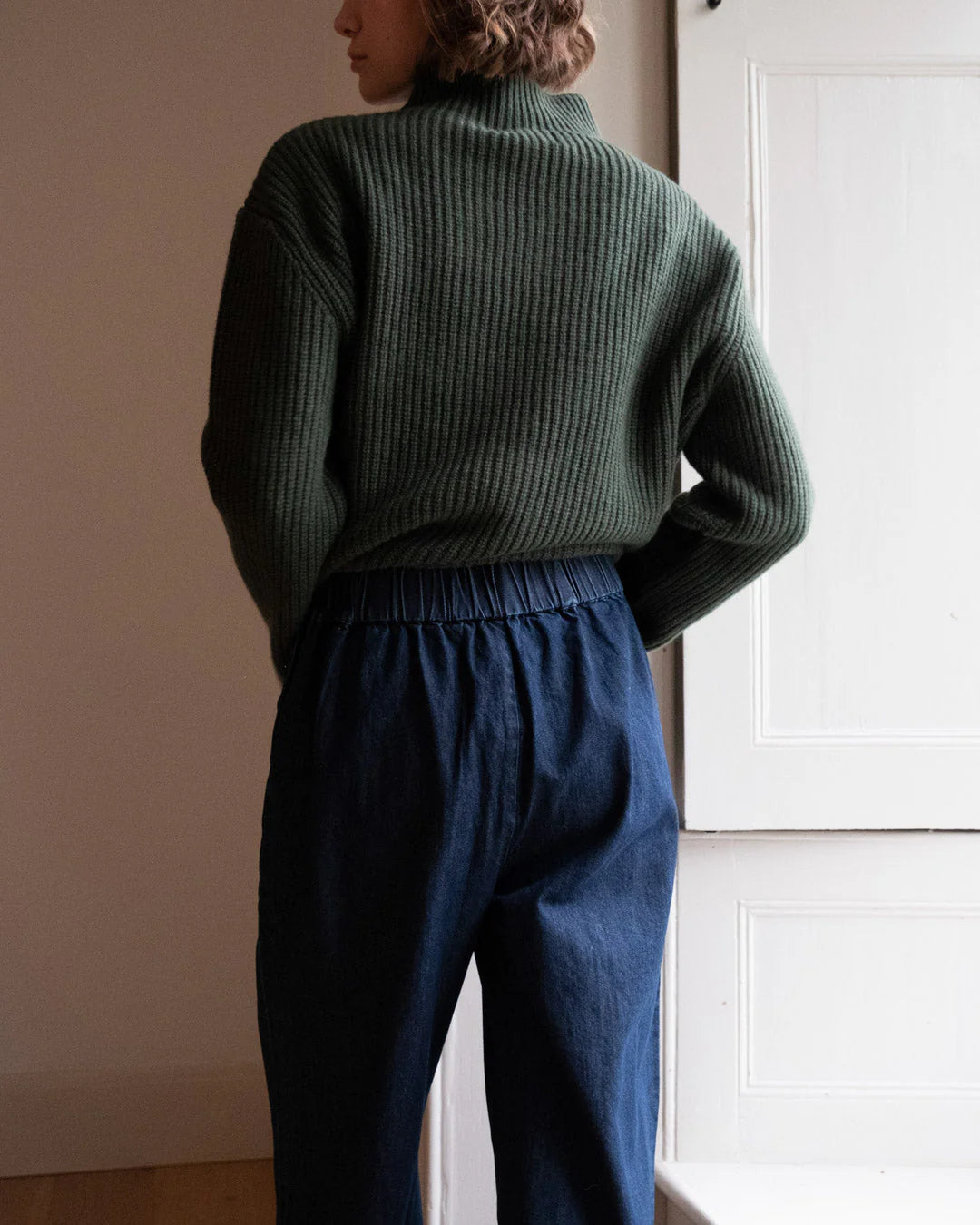 Bibico - Anna Wide Leg Trouser -Denim