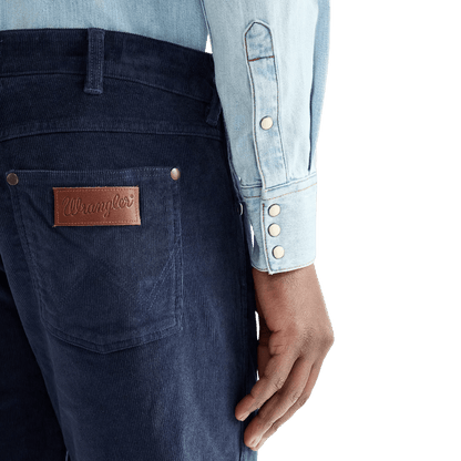 Wrangler - Greensboro Corduroy Straight Trousers - Mood Indigo - Regent Tailoring Salisbury