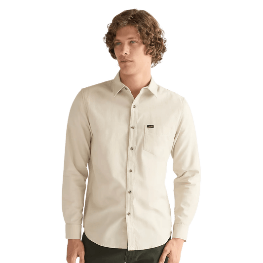 Wrangler - Regular One Pocket Shirt – Pelican - Regent Tailoring Salisbury