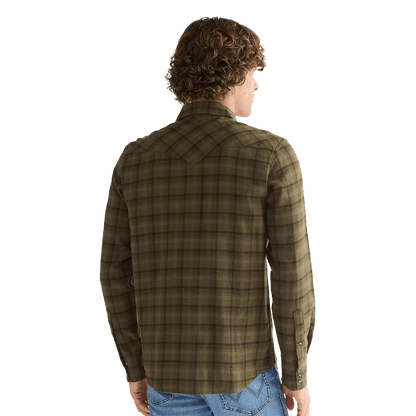 Wrangler - Regular Western Shirt – Olive Night - Regent Tailoring Salisbury