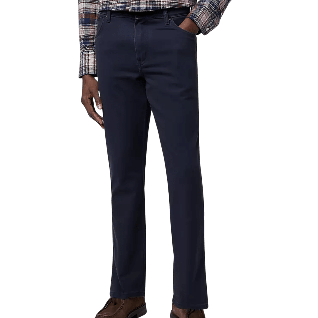 Wrangler - Texas 821 authentic straight - Dark Navy - Regent Tailoring Salisbury