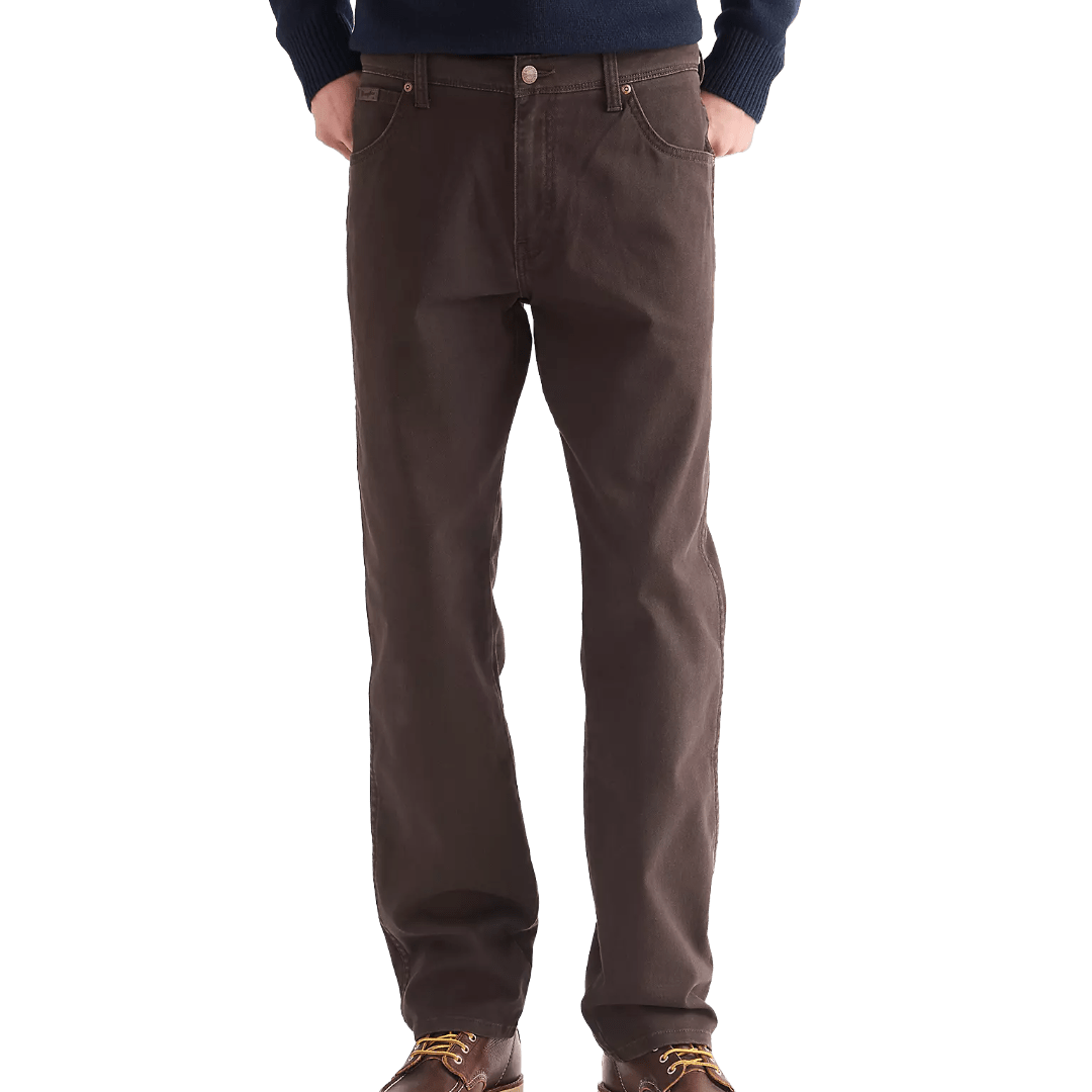 Wrangler - Texas Authentic Straight - Chocolate Torte - Regent Tailoring Salisbury