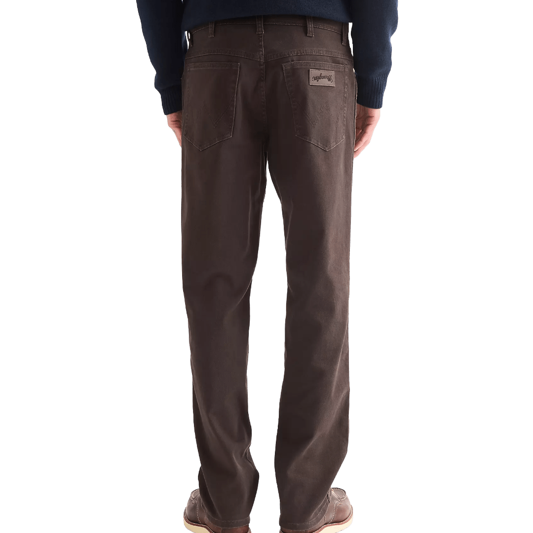 Wrangler - Texas Authentic Straight - Chocolate Torte - Regent Tailoring Salisbury