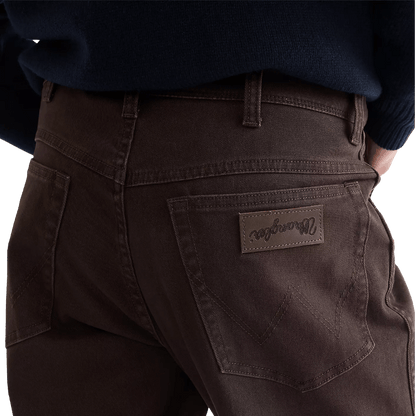 Wrangler - Texas Authentic Straight - Chocolate Torte - Regent Tailoring Salisbury