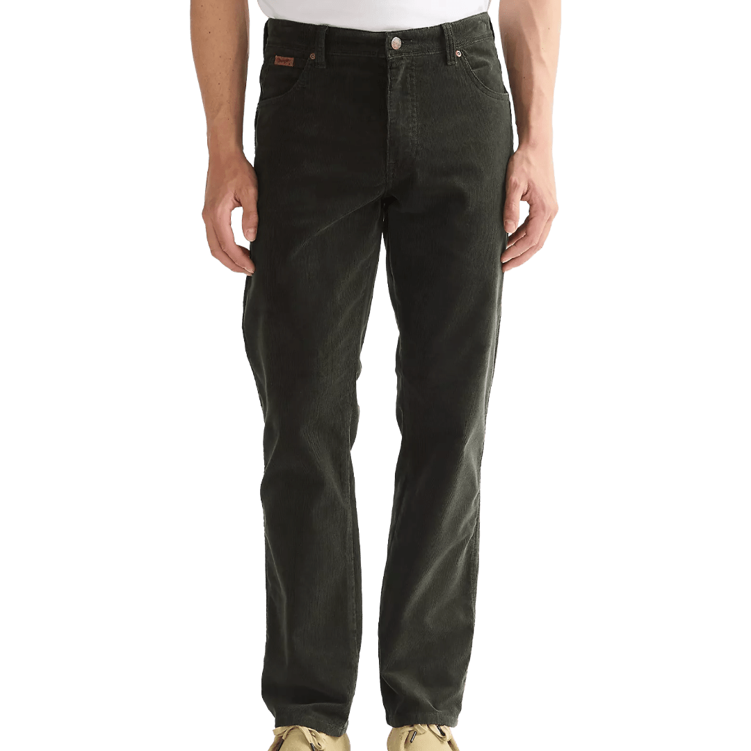 Wrangler - Texas Corduroy Straight Trousers - Rosin - Regent Tailoring Salisbury