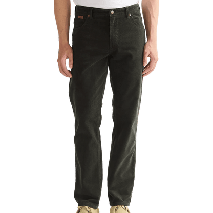 Wrangler - Texas Corduroy Straight Trousers - Rosin - Regent Tailoring Salisbury