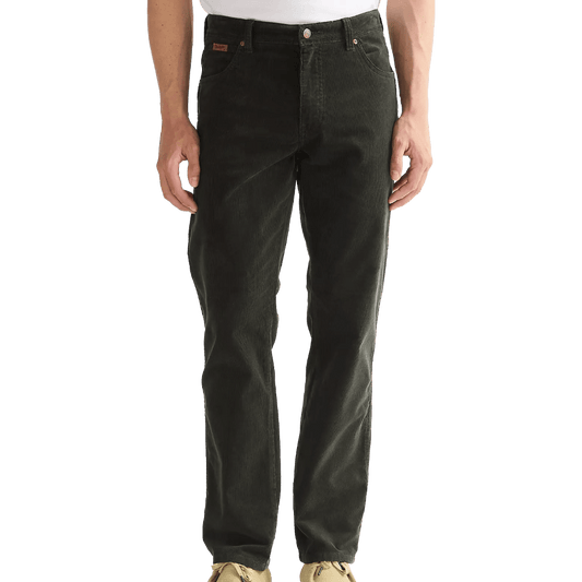 Wrangler - Texas Corduroy Straight Trousers - Rosin - Regent Tailoring Salisbury