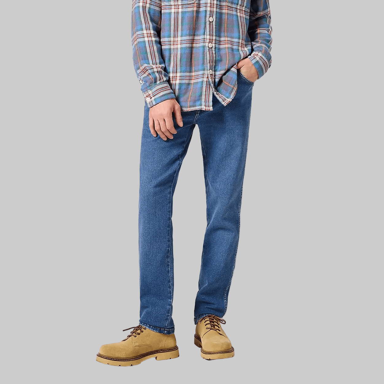 WRANGLER - Texas Slim 822 - Authentic Slim - Ridge Wash - Regent Tailoring Salisbury