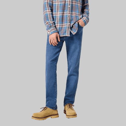 WRANGLER - Texas Slim 822 - Authentic Slim - Ridge Wash - Regent Tailoring Salisbury