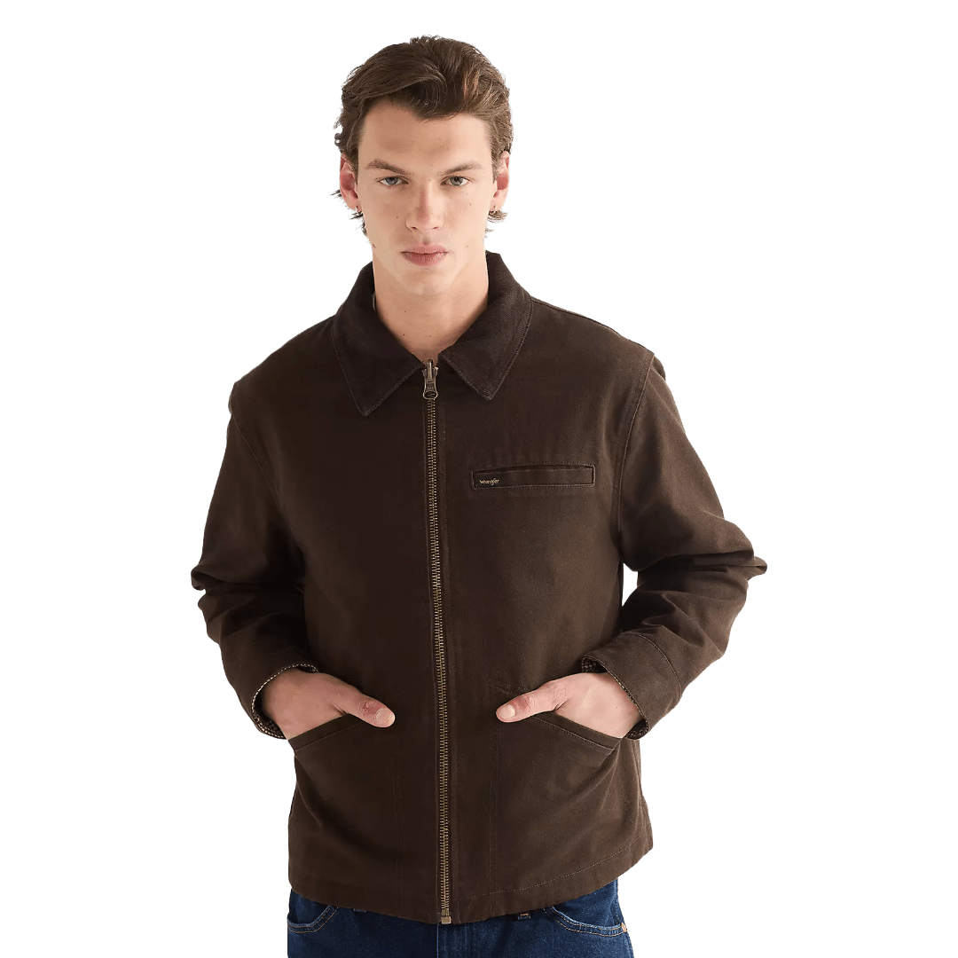 Wrangler - Utility Jacket - reversible Chocolate Torte - Regent Tailoring Salisbury