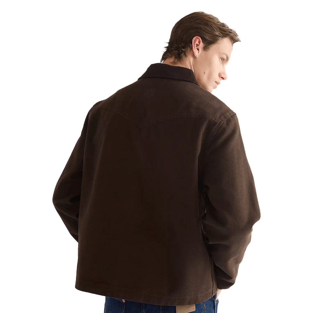 Wrangler - Utility Jacket - reversible Chocolate Torte - Regent Tailoring Salisbury