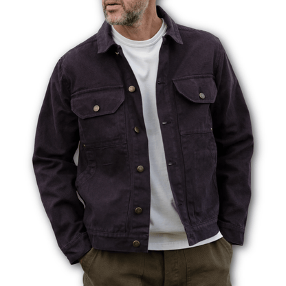 Yarmouth Oilskins - The Drivers Jacket - Navy - Regent Tailoring Salisbury
