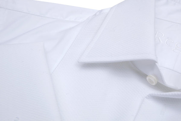 Regent Heritage - Dinner/Evening Shirt - White Twill with Marcella Detail