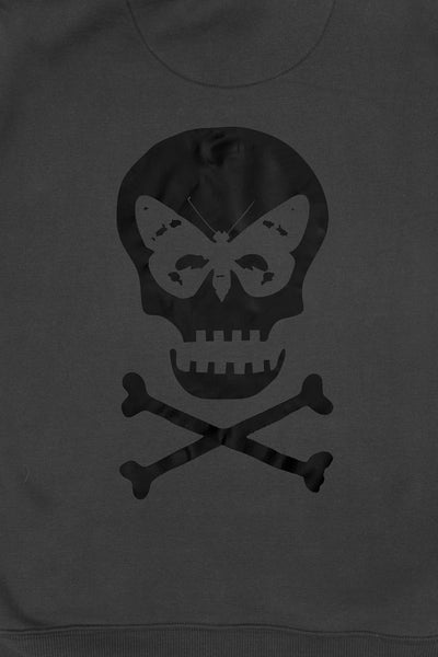 Regent Skull Hoodie - Charcoal Grey