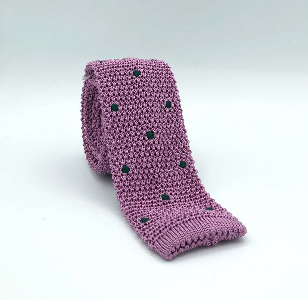 Luxury silk knitted tie designed and made exclusively for Regent.