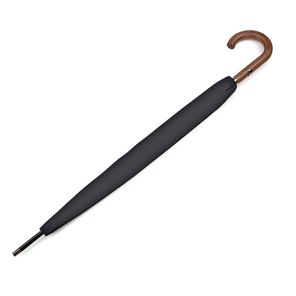 Fulton - Mayfair No. 1 Umbrella - Black with Wood Handle