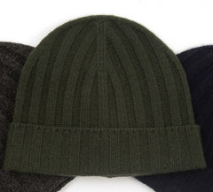 Regent - Beanie Hat - Wool - Olive Green