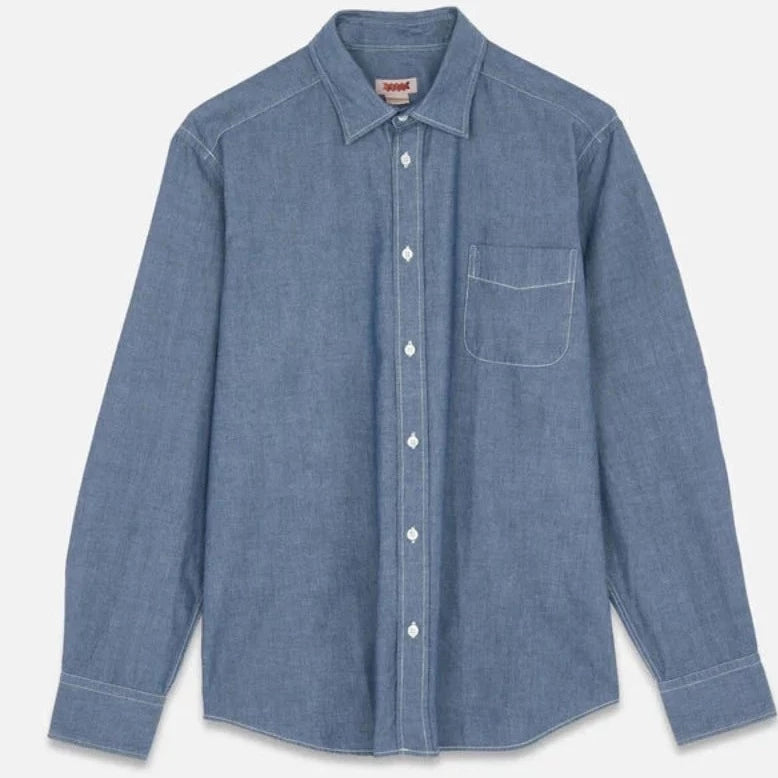 Baracuta - Button Up Shirt - Blue Chambray