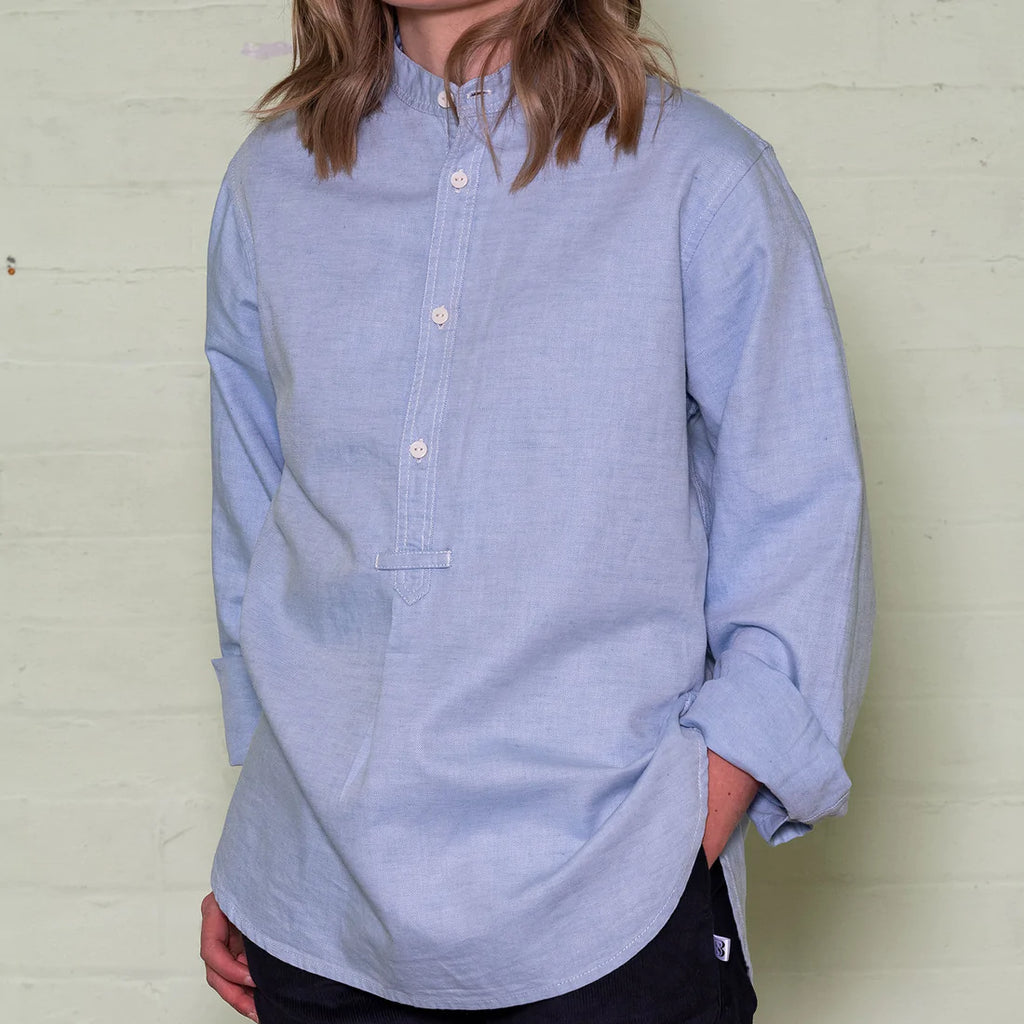 Yarmouth Oilskins - The Admiralty Shirt - Cotton - Light Blue