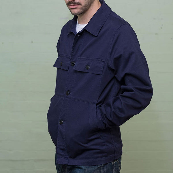 Yarmouth Oilskins - The Drivers Jacket - Cotton - Navy