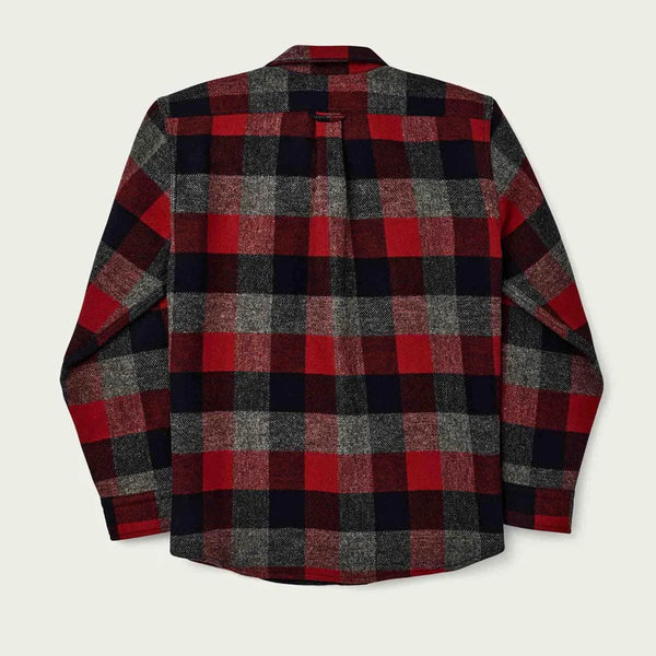 Filson - Northwest Wool Shirt - Red/Navy/Charcoal Check