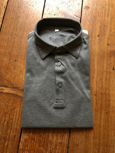 Regent - Polo Shirt - Short Sleeve - Italian Cotton - Grey