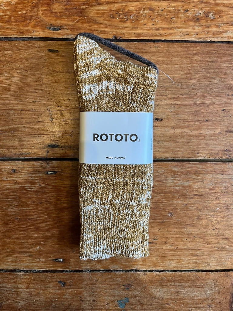 RoToTo - Thick Cotton Sock – Mustard