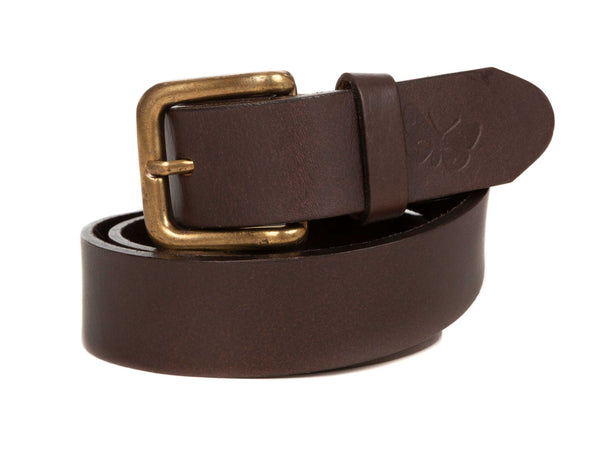 Regent Polo Belt – Plain - Brown Leather
