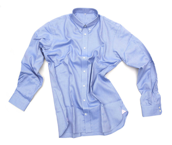 Regent - Heritage - Cotton Twill Button Down Shirt – Light Blue Oxford