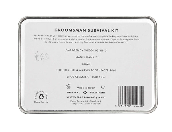 Men’s Society - Groomsman Survival Kit