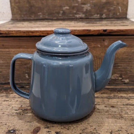 Regent Enamelware - Teapot - 1000ml / Two Mug Capacity - Grey