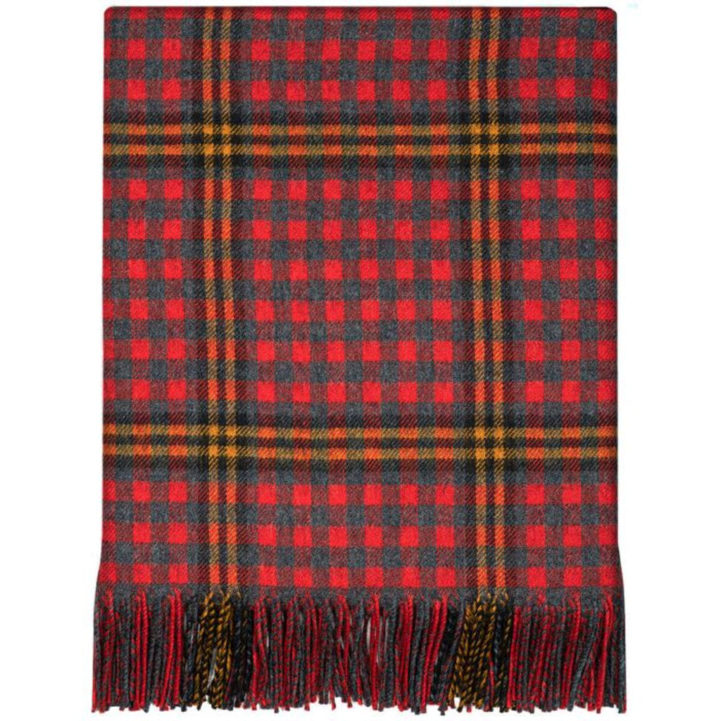 Lochcarron - Tartan Blanket - Lambswool - Red Rose