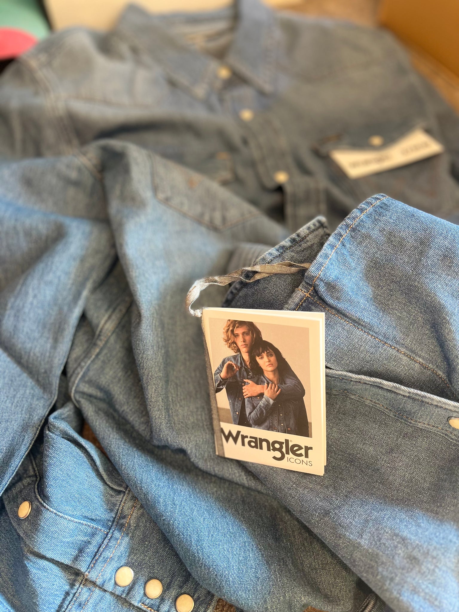 Wrangler - Icons Denim Shirt - 27MW Western - Blue - 2 Year