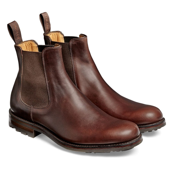 Joseph Cheaney - Barnes III Chelsea Boot- Brown Pull Up