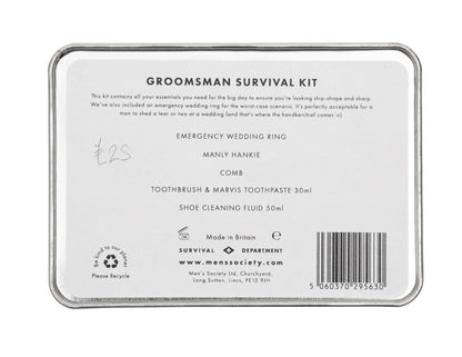 Men’s Society - Groomsman Survival Kit - Regent Tailoring Salisbury