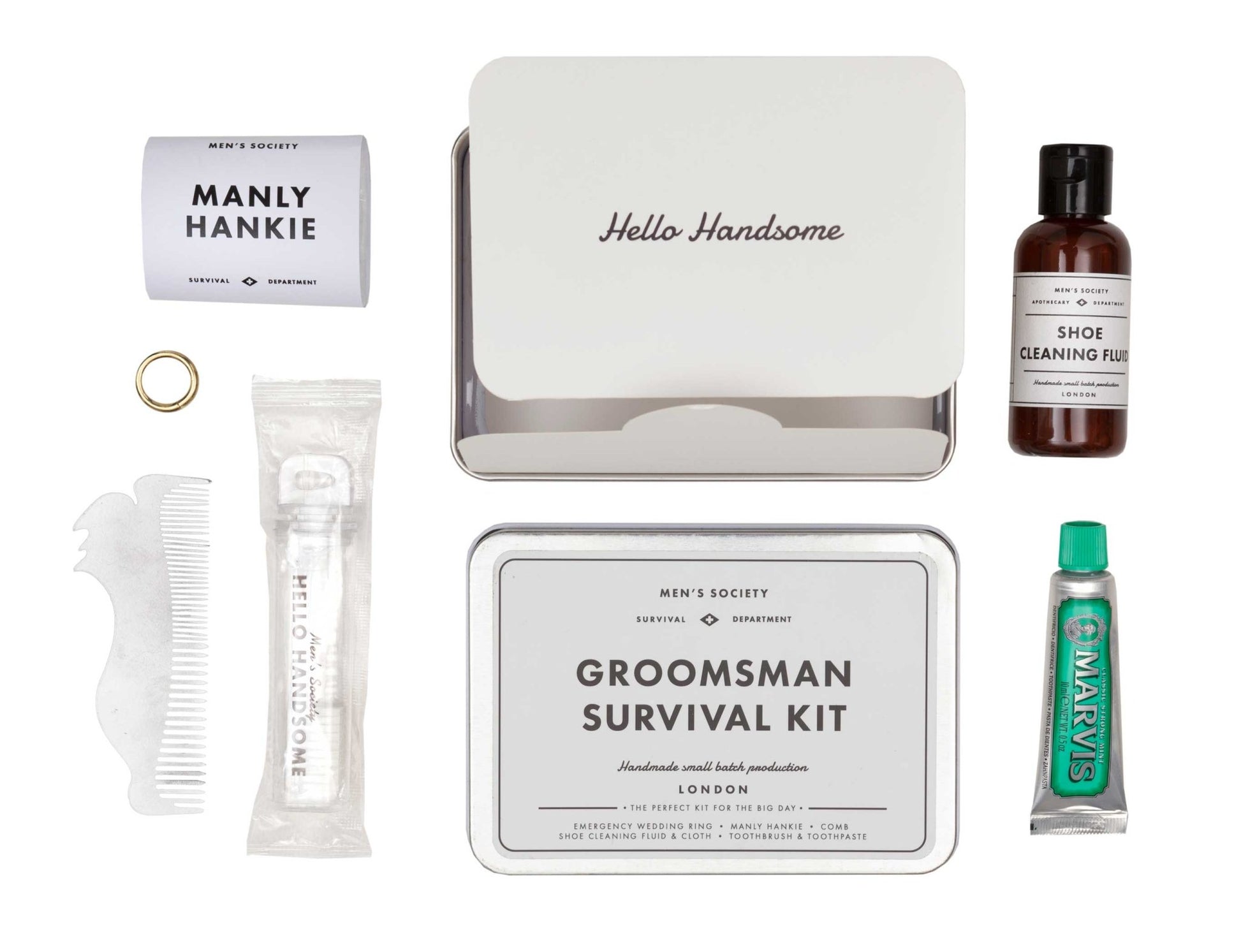 Men’s Society - Groomsman Survival Kit - Regent Tailoring Salisbury