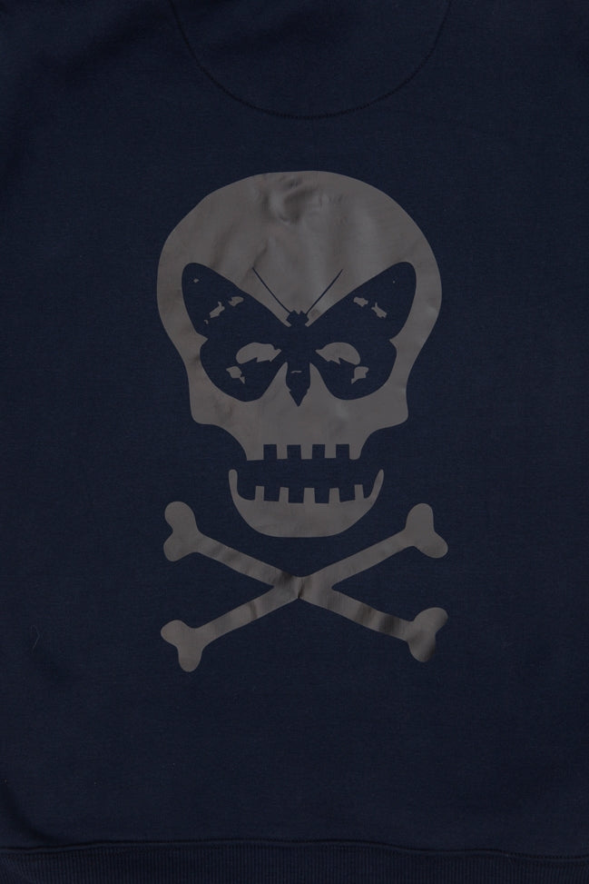 Regent Skull Hoodie - Navy - Regent Tailoring