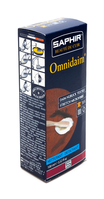 Saphir ‘Omnidaim’ Leather Cleaning Fluid and Brush - Regent TailoringSaphir