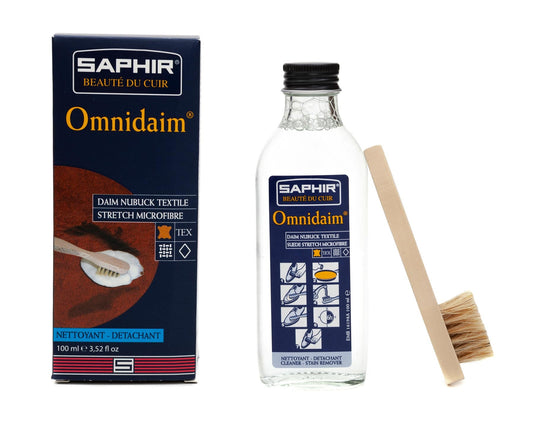 Saphir ‘Omnidaim’ Leather Cleaning Fluid and Brush - Regent Tailoring Salisbury