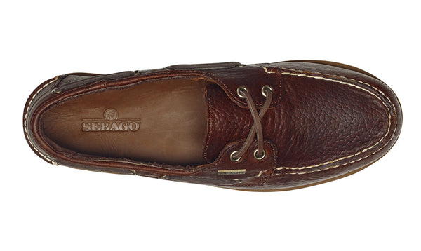 Sebago - Ranger Tumbled Waterproof Shoe - Grain Tumbled Waterproof Leather - Bordeaux/Burnished Violet